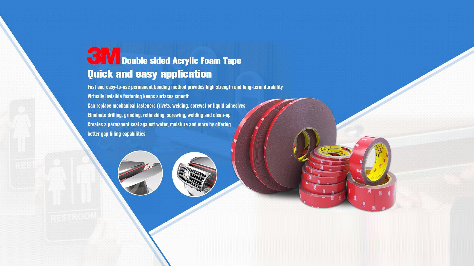 Xiamen Lend Adhesive Tape Co.,Ltd Die Cut Adhesive Tape,Double Sided