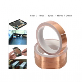 Single-Sided High Conductive Adhesive Double Sided Copper Foil Tape for EMI Shielding Slug and Snail Barrier