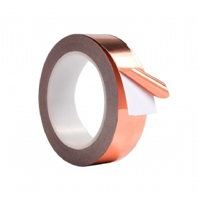 Conductive Adhesive Copper Foil Tape High Temperature Resistance 0.08mm Thick Copper Foil Tape