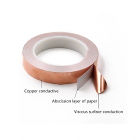 0.05mm Conductive Copper Foil Tape for EMI RF Shielding, Paper Circuits, Grounding, Electrical Repairs, DIY