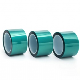 High-Temperature Resistant PET Green Silicone Tape for PCB Insulation and Car Spray Paint Masking