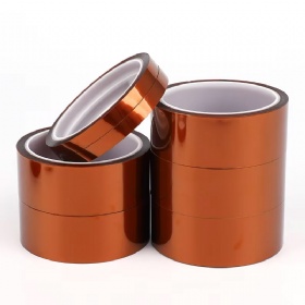 PET Brown Gold Finger Tape High Temperature Resistant Polyimide Silicone Adhesive Non-Residue Gold Finger Tape