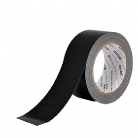 Black 48mm X 20m X 230μm Single-sided PE Material Heat Shrinkable Seamless Decorative Duct Tapes