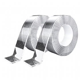 Wholesale Traceless, Removable, Washable, Magic Transparent Nano-mesh Double-sided Adhesive