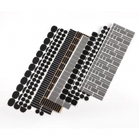 High-Temperature Non-Slip Silicone Gasket Black Grade Grid for Air Bubble Film Transparent Silicone Sealing Gasket