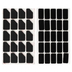 Customized Black Trapezoidal Silicone Gasket Non-Slip Wear-Resistant Waterproof Piano Self-Adhesive Back EVA Foot Pad