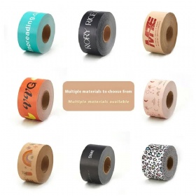 Small Custom Kraft Paper Tape with Water Activated Acrylic Adhesive Wet Water Free Clip for Masking Printed Logo Cartoon Colors