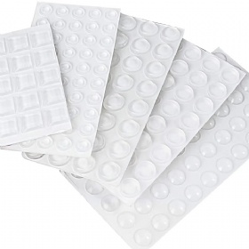 Transparent Anti-Collision Silicone Mat Cross-Border Furniture Protection Granules Anti-Slip Furniture Foot Adhesive Paper Film
