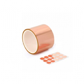 Wholesale Stained Glass Die Cutting EMI Shielding 5mm-150mm Width Self Adhesive Copper Foil Tape