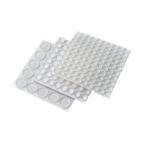 Noise Reduction and Shock Absorption Self-adhesive Adhesive Tape PVC Silicone Gasket Transparent Anti-collision Particles