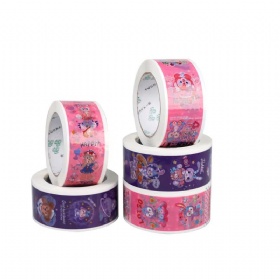 Dailu Patterns Cartoon Sealing Tape Net Red Star Water Activated BOPP Whole Box Wholesale 5cm Express Packaging Tape Acrylic