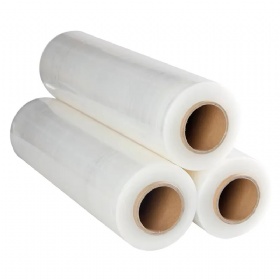 JIANGLUN 50CM Wide Transparent Stretch Film Soft Protective Packaging Roll Tray for Logistics Industrial PE Stretch Film Large