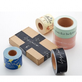 Customized Self-adhesive Kraft Paper Tape Express Sealing Packaging and Box Sealing Tape Waterproof Tape