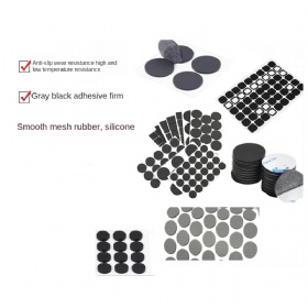 Self Adhesive Silicone Foot Pad Anti slip and Wear-resistant Rubber Mesh Furniture Waterproof Rubber Shock-absorbing Pad