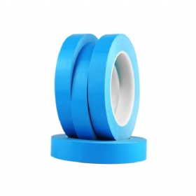 Fiber Glass Release Double Sided Insulation LED Waterproof Cloth Adhesive PE Roll Heat Transfer Blue Conductive Thermal Tape